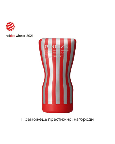 Мастурбатор Tenga Soft Case Cup (мягкая подушечка) сдавливаемый - Фото №3