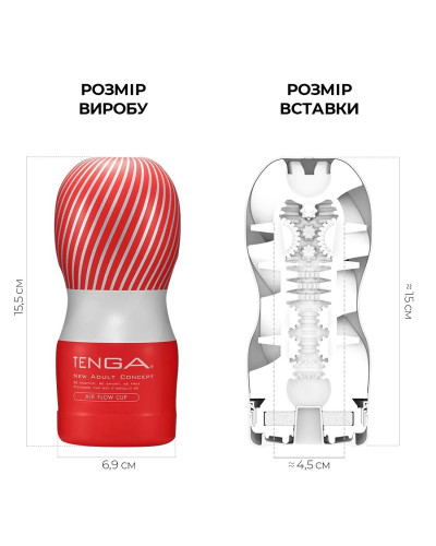 Мастурбатор Tenga Air Cushion Cup (24 повітряні камери всередині) - Фото №2