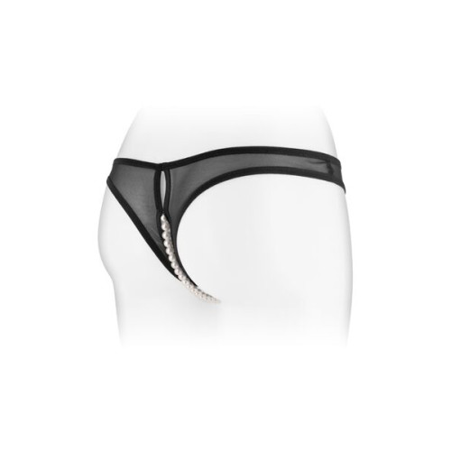 Трусики з перлинами і доступом Fashion Secret Sophie Black