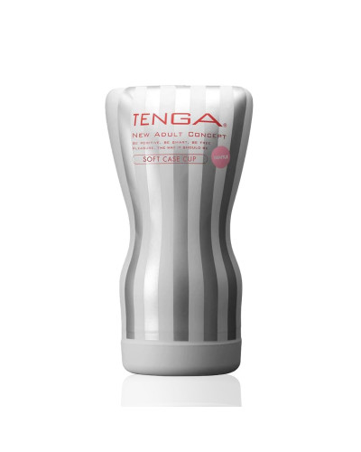 Мастурбатор Tenga Soft Case Cup (мягкая подушечка) Gentle сдавливаемый - Фото №1