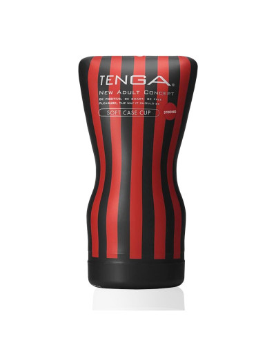 Мастурбатор Tenga Soft Case Cup (мягкая подушечка) Strong сдавливаемый - Фото №1