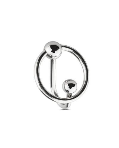 Уретральна вставка із кільцем Sinner Gear Unbendable – Sperm Stopper Solid, діаметр кільця 2,6 см - Фото №4