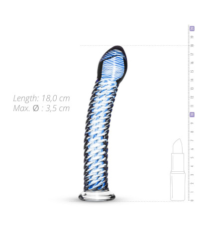 Стеклянный дилдо Gildo Glass Dildo No. 5 - Фото №5