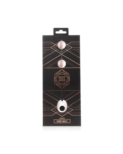 Металеві вагінальні кульки Rosy Gold - Nouveau Kegel Balls, маса 376 г, діаметр 2,8 см - Фото №4