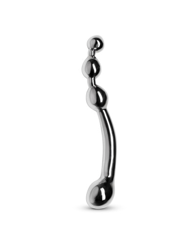 Анально-вагінальний стимулятор Sinner Gear Unbendable – Multi-Stim Pleasure Wand Metal Anal Dildo - Фото №1