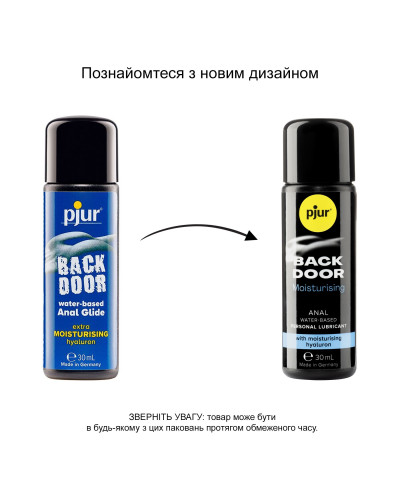 Анальна змазка pjur backdoor Comfort water glide 30 мл на водній основі з гіалуроном - Фото №3
