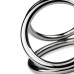 Потрійне ерекційне кільце Sinner Gear Unbendable – Triad Chamber Metal Cock and Ball Ring – Large - Фото №4