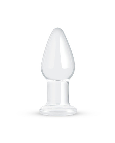 Скляна анальна пробка Gildo Glass Buttplug No. 24 - Фото №1
