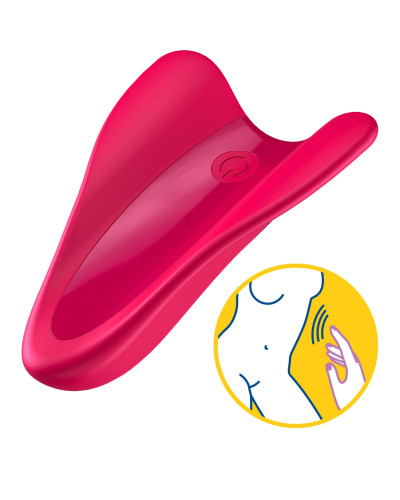 Вібратор на палець Satisfyer High Fly Red - Фото №5