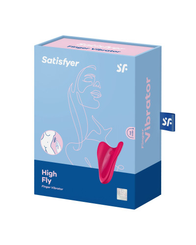 Вібратор на палець Satisfyer High Fly Red - Фото №6