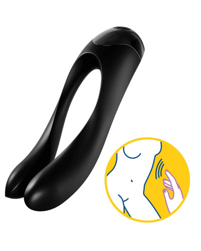 Вибратор на палец Satisfyer Candy Cane Black - Фото №5