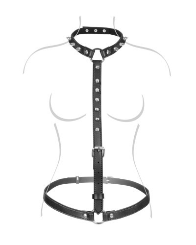 Портупея на тело Fetish Tentation Sexy Adjustable Harness - Фото №1