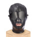 Капюшон для БДСМ зі знімною маскою Fetish Tentation BDSM hood in leatherette with removable mask - Фото №1