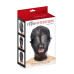 Капюшон для БДСМ зі знімною маскою Fetish Tentation BDSM hood in leatherette with removable mask - Фото №3