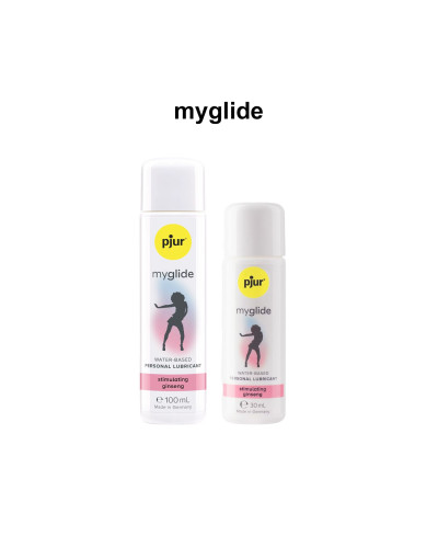 Збуджувальна змазка на водній основі pjur my glide 30 мл, з женьшенем, зігріває - Фото №4