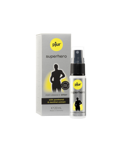 Пролонгувальний спрей pjur Superhero Spray 20 мл, всотується в шкіру, натуральні компоненти - Фото №4