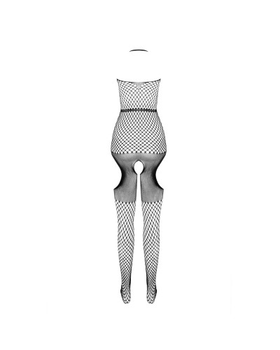 Бодистокинг с имитацией чулок Passion BS079 black - Фото №6