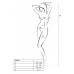 Бодистокинг с имитацией чулок Passion BS079 black - Фото №7