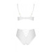 Эротический комплект с рисунком Passion LOVELIA BIKINI L/XL, white - Фото №4