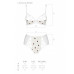 Эротический комплект с рисунком Passion LOVELIA BIKINI L/XL, white - Фото №5