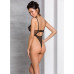Эротическое боди с рисунком Passion LOVELIA BODY L/XL, black - Фото №4