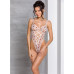 Эротическое боди с рисунком Passion LOVELIA BODY L/XL, white - Фото №3