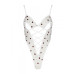 Эротическое боди с рисунком Passion LOVELIA BODY L/XL, white - Фото №5