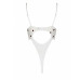Эротическое боди с рисунком Passion LOVELIA BODY L/XL, white - Фото №6