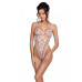 Эротическое боди с рисунком Passion LOVELIA BODY S/M, white - Фото №1