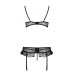 Сексуальный комплект с поясом для чулок Passion LOVELIA SET L/XL, black - Фото №6