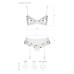 Сексуальний комплект з поясом для панчіх Passion LOVELIA SET L/XL, white - Фото №7