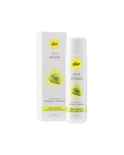 Лубрикант на водній основі pjur MED Vegan glide 100 мл — тільки веганські інгредієнти - Фото №4