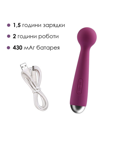 Вибромассажер с интеллектуальным режимом Svakom Mini Emma Violet - Фото №4