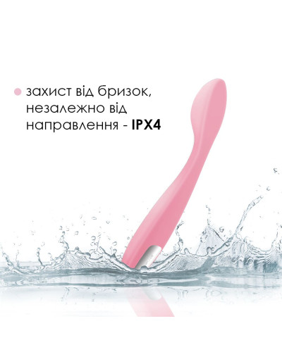 Стимулятор клитора и точки G Svakom Keri Pale Pink - Фото №5