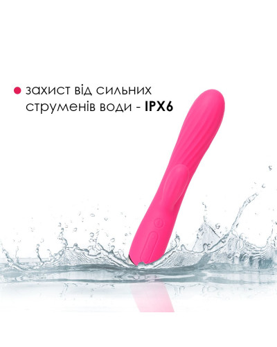 Інтелектуальний вібратор-кролик із підігрівом Svakom Angel Plum Red - Фото №5