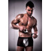 Распродажа!!! Мужские шорты с блестящим гульфиком Passion 002 SHORT black S/M - Фото №1