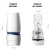 Мастурбатор Tenga - Aero Masturbator Cobalt, инновационная технология всасывания - Фото №2