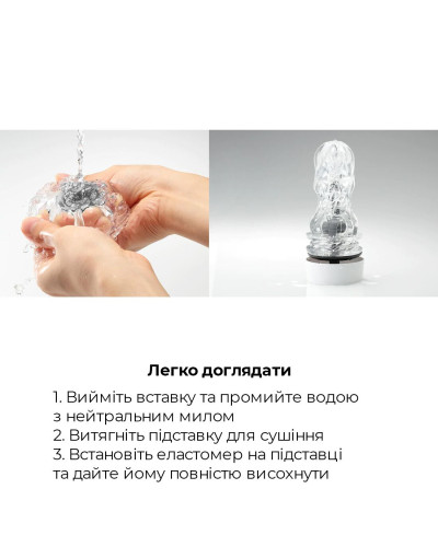 Мастурбатор Tenga - Aero Masturbator Cobalt, инновационная технология всасывания - Фото №5