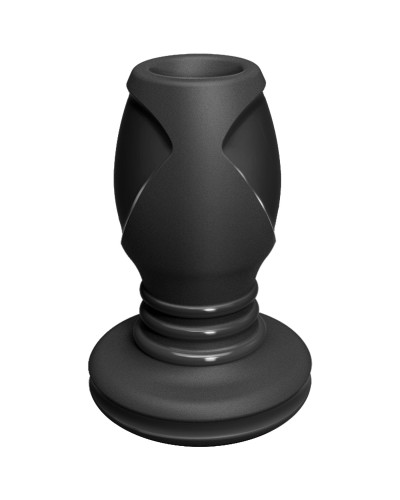 Анальний тунель Doc Johnson Platinum Premium Silicone — The Stretch — Small — Black - Фото №1