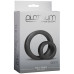 Набір ерекційних кілець Doc Johnson Platinum Premium Silicone — The C-Rings — Charcoal - Фото №2