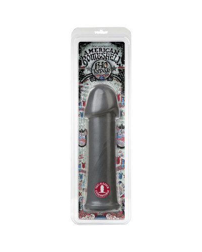 Фалоімітатор для фістингу American Bombshell — B-10 Torpedo — Gun Metal - Фото №2