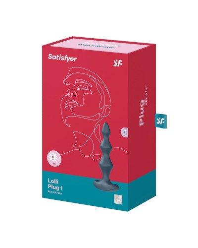 Анальный стимулятор-бусины с двумя моторами Satisfyer Lolli-Plug 1 Dark teal - Фото №5