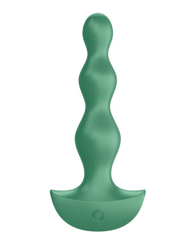 Анальний стимулятор-намистини з двома моторами Satisfyer Lolli-Plug 2 Green - Фото №1
