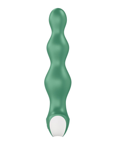 Анальний стимулятор-намистини з двома моторами Satisfyer Lolli-Plug 2 Green - Фото №4
