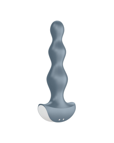 Анальний стимулятор-намистини з двома моторами Satisfyer Lolli-Plug 2 ice blue - Фото №2