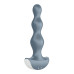 Анальний стимулятор-намистини з двома моторами Satisfyer Lolli-Plug 2 ice blue - Фото №2