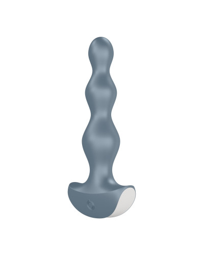 Анальний стимулятор-намистини з двома моторами Satisfyer Lolli-Plug 2 ice blue - Фото №4