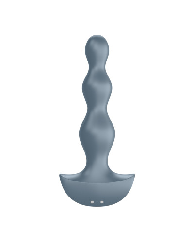 Анальний стимулятор-намистини з двома моторами Satisfyer Lolli-Plug 2 ice blue - Фото №5