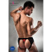 Розпродаж!!! Чоловічі трусики з червоним гульфіком Passion 007 THONG red XXL/XXXL - Фото №4