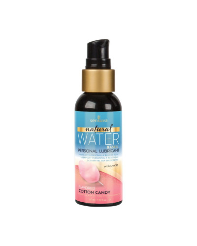 Смазка на водной основе Sensuva Natural Water-Based Cotton Candy (57мл) без глицерина и парабенов - Фото №1